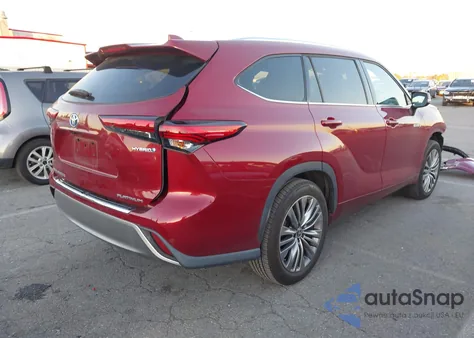 2021 Toyota Highlander Hybrid Platinum из США, поврежденный, VIN 5TDFARAH9MS006186